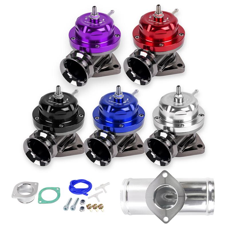 Bartoo-Alüminyum Tip-RS Turbo Blow Off Valfi Evrensel 2.5" 63mm BOV Flanş Boru Kiti ile BOV129