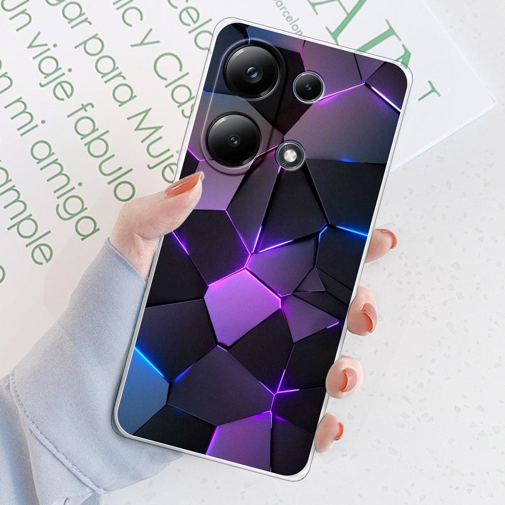 Für Redmi Note 13 Pro Hüllen Abdeckung Für Redmi Note 13 Transparent Schutz Weiches Silikon Handyhülle Funda oder Redmi Note 13 Pro Plus Coque