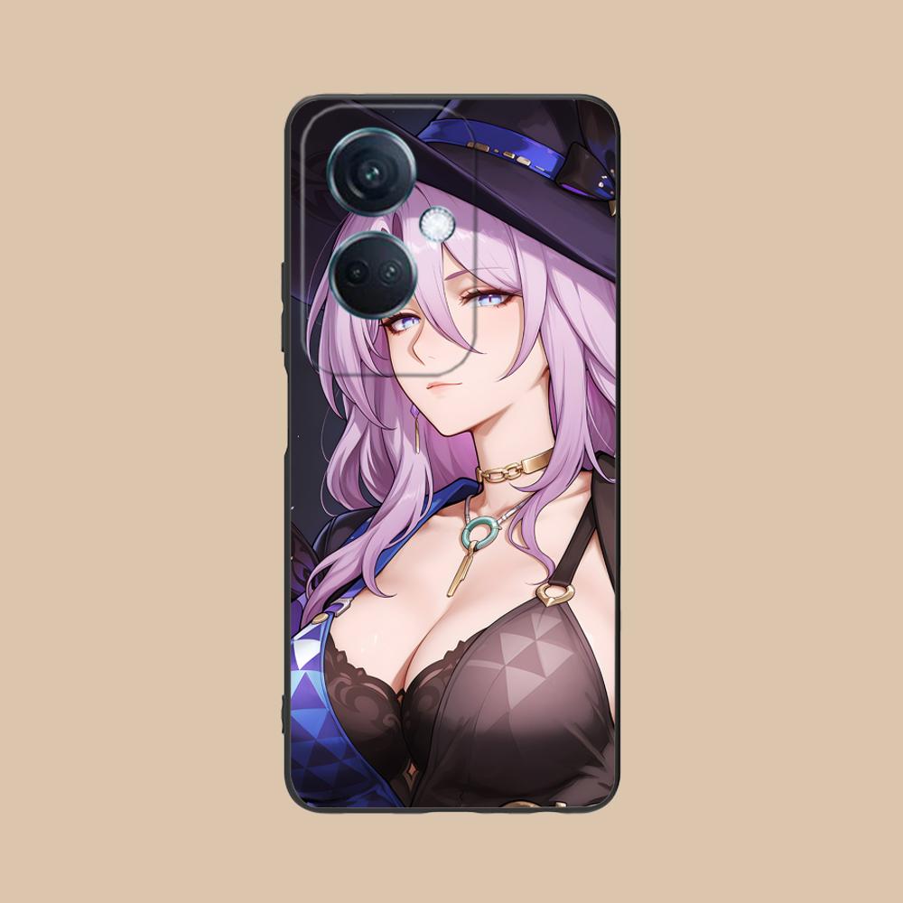 

HSR Jade Matte TPU Mobile Phone Case for OPPO Find X9 X8 X7 X6 X5 X3 X2 Plus s Pro Ultra Lite Colorful Printing Cover OPPO Find X2 Pro