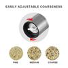 Pepper Salt Grinder,Pepper Mill for Kitchen,Stainless Steel Adjustable Coarseness Pepper Grinder Ceramic Rotor Salt Grinder