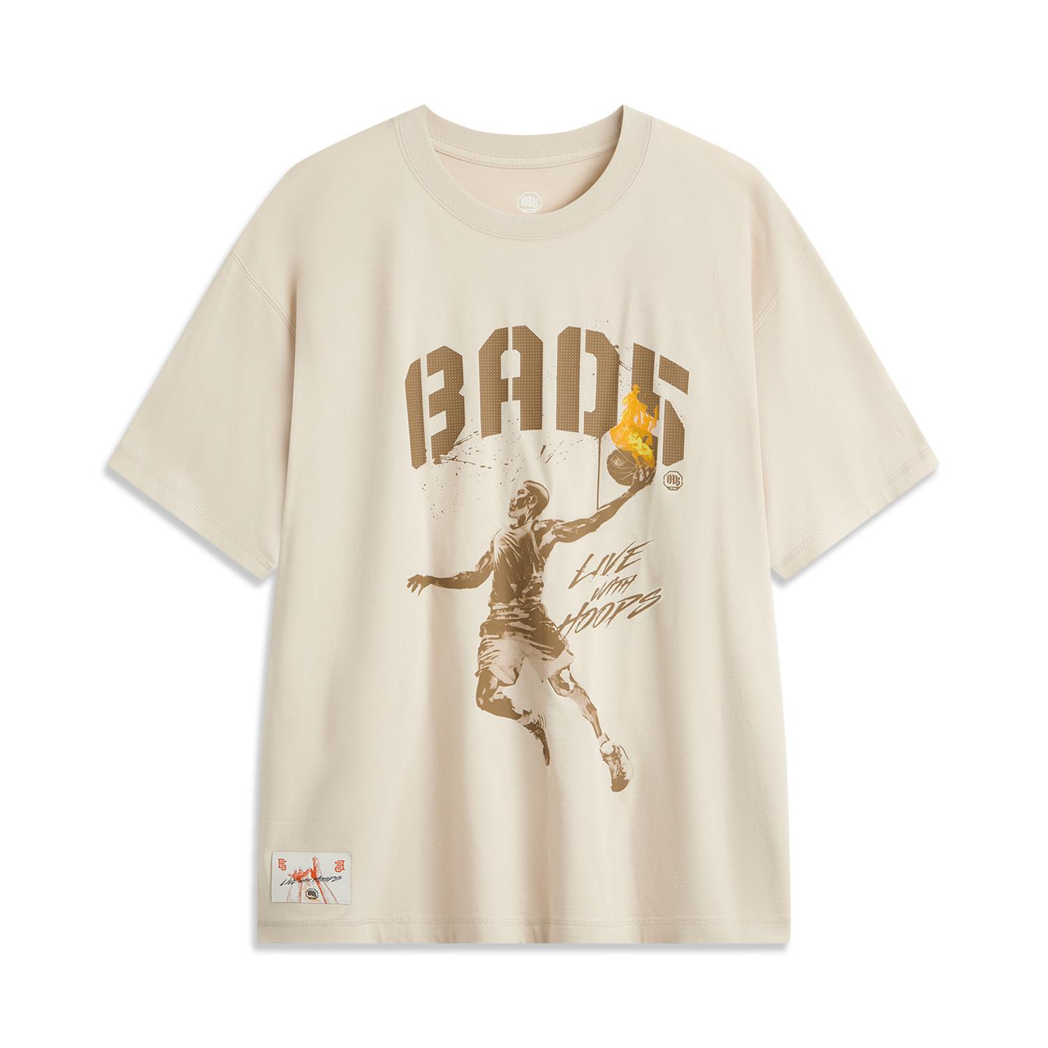 

Li-Ning Comfortable Simple Versatile Round Neck Pullover Short Sleeve T-Shirt Men Tops Gravel-Gray AHSU823-1 XL