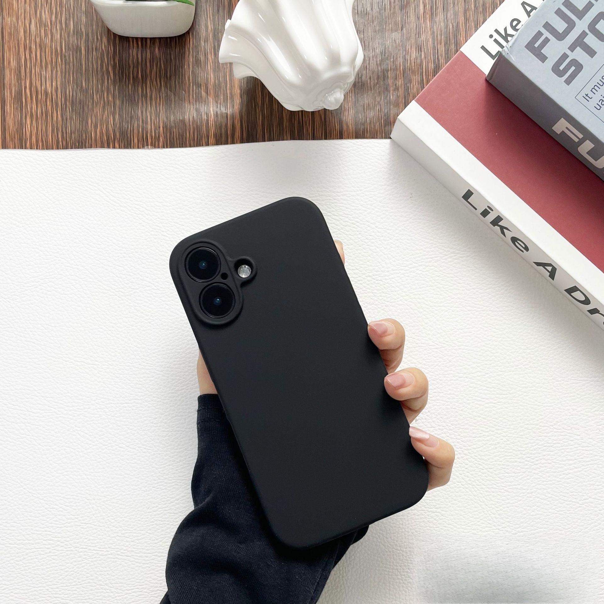 

Жидкие силиконовые чехлы для телефонов подходят для Apple 16promax/15/14/13Pro, полностью закрывающие противоударные защитные чехлы iphone16 (6.1 inch)