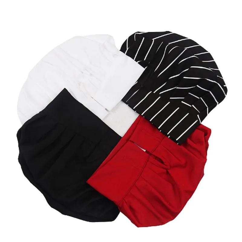 Kitchen Hats for Mens and Womens Hotel Restaurant Cooks Cap Waiter Chef Work Caps Cake Supplies Cotton Cloth Mushroom Hat