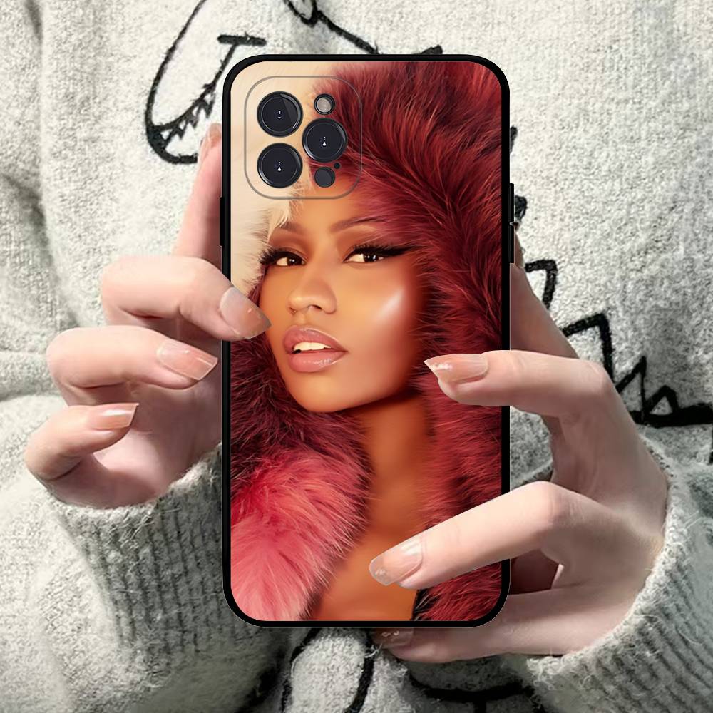N-nicki Singer M-minaj Phone Case For IPhone 14 Plus 13 Mini 11 16 15 17 Pro Max Protection Shockproof