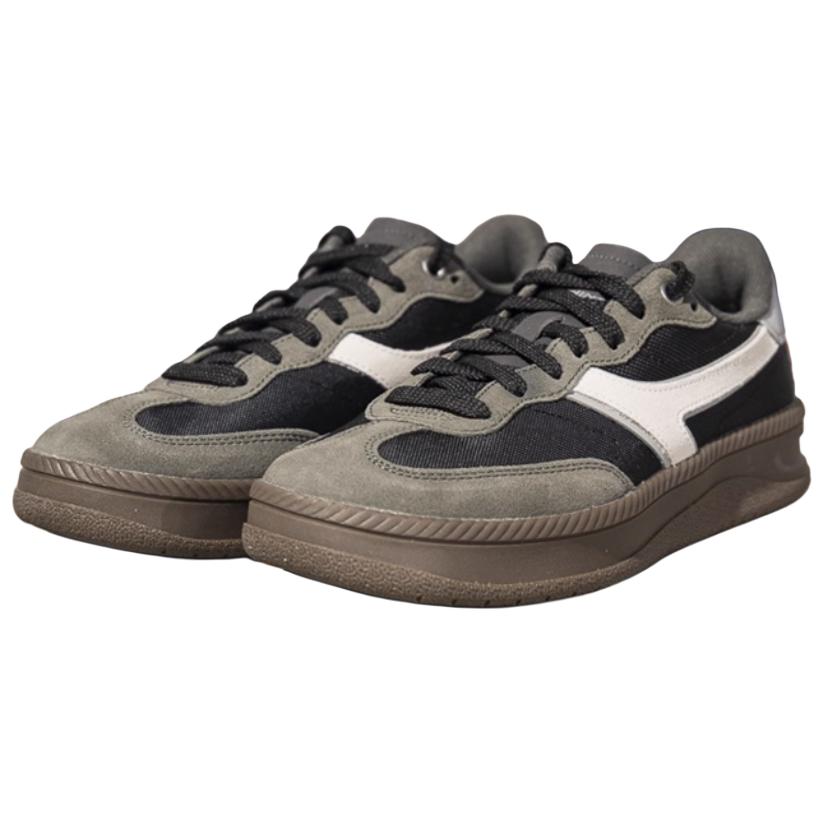 Li Ning Qing Teng Casual Versatile Non-Slip Wear-Resistant Low-Top Skate Shoes Women Sneaker Black AGCV028-2
