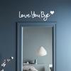 Décoration Murale Love You - Panneau Amovible Sincère pour Chambre à Coucher Salon