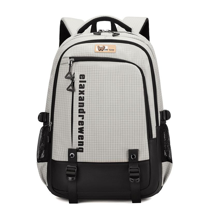 Schoolbag Large Capacity Daily Commuter Backpack Short Trip Business Trip Multifunctional Backpack Simple Foreign Style Children's School Bag