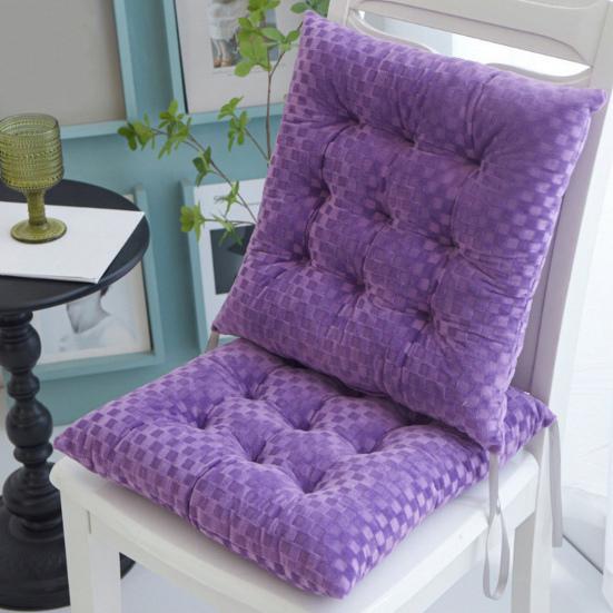 Seat Cushion Soft Comfortable Chair Seat Pad Long-lasting Wear-resistant Square Seat Pad for Home Office