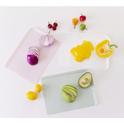 Ihara Kihan Spill-Resistant Cutting Board, 3-Color Set, Medium, KBM3