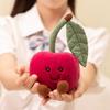 Tecknad Söt Frukt Gosedjursdocka Hänge Pitaya Persika Päron Körsbär Banan Kiwi Äpple Gosedjur Heminredning Gåva För Barn