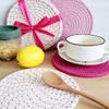 3Pcs Kitchen Table Mats Heatproof Colorful Dish Pad With Nonslip Base For Home Dining Protections Use