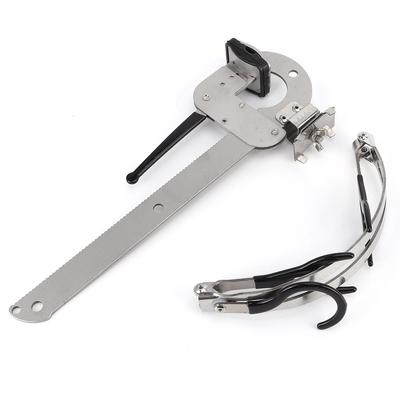 28086 Dual Purpose Ice Raft Bridge Fishing Folding Bracket Stainless Steel Stand TackleL
