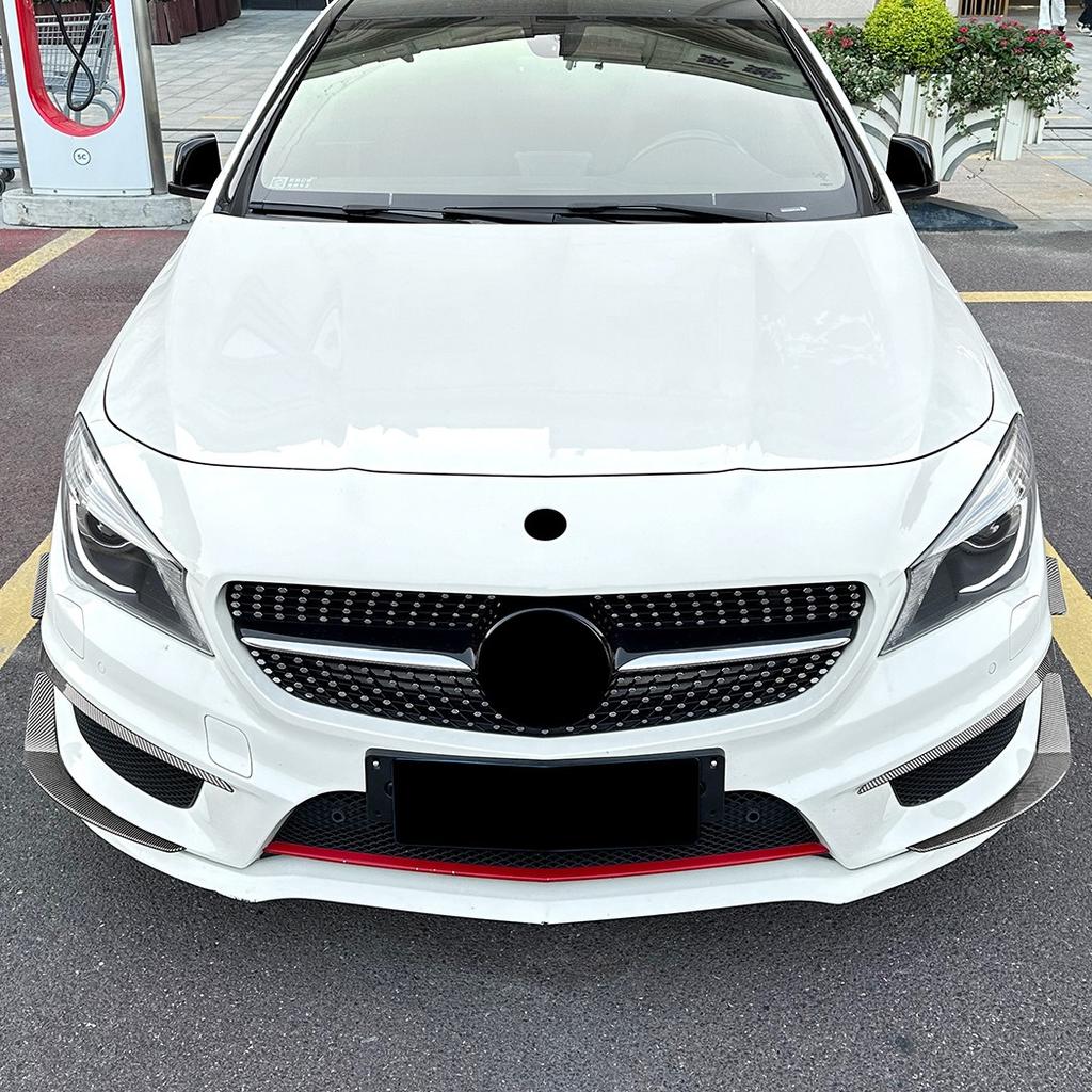 For Mercedes Benz CLA Class C117 AMG Line 2013-2015 Car Front Bumper Splitter Side Spoiler Air Vent Wind Knife Body Kits
