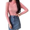 Top Intimo da Donna Accogliente Alta Elasticità Tessuto Morbido Top Intimo da Donna Blusa con Fondo T-Shirt Basic Top Intimo da Donna