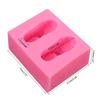 Fondant Moulds Cake Gadget Cute Baby Shoe Shape Silicone Cake Mold Fondant Chocolate 3D Mould Cake Decorating for Baking