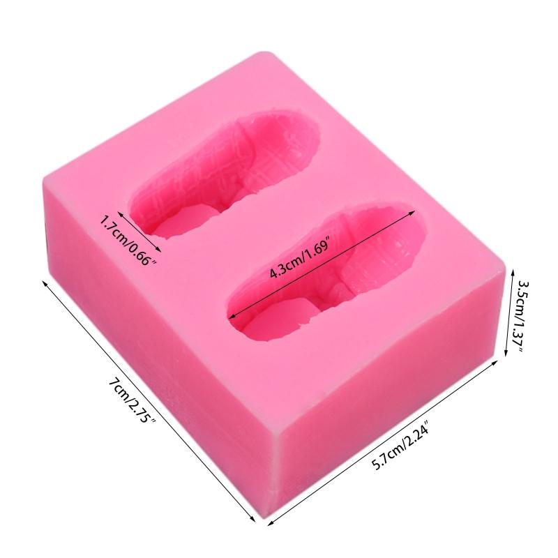 Fondant Moulds Cake Gadget Cute Baby Shoe Shape Silicone Cake Mold Fondant Chocolate 3D Mould Cake Decorating for Baking