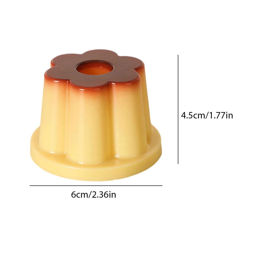 Cute Pen Holder Lovely Pudding Shape Perfect Gift for Girls Desktop Ornament Creative Pen Container Lovely Pudding