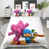 Animation POCOYOS Soft Duvet Cover Pilowcase Anime Yo Beding Set Adult People Boy Girl Bedrom Decoration Children Gift Single Double