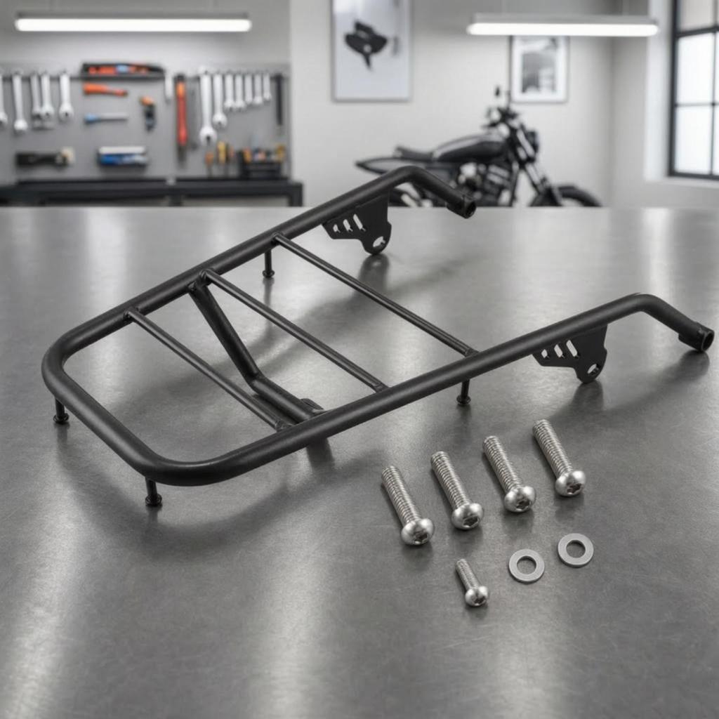 Motorcycle Luggage Rack Compatible Rear Long-Lasting for Commuters