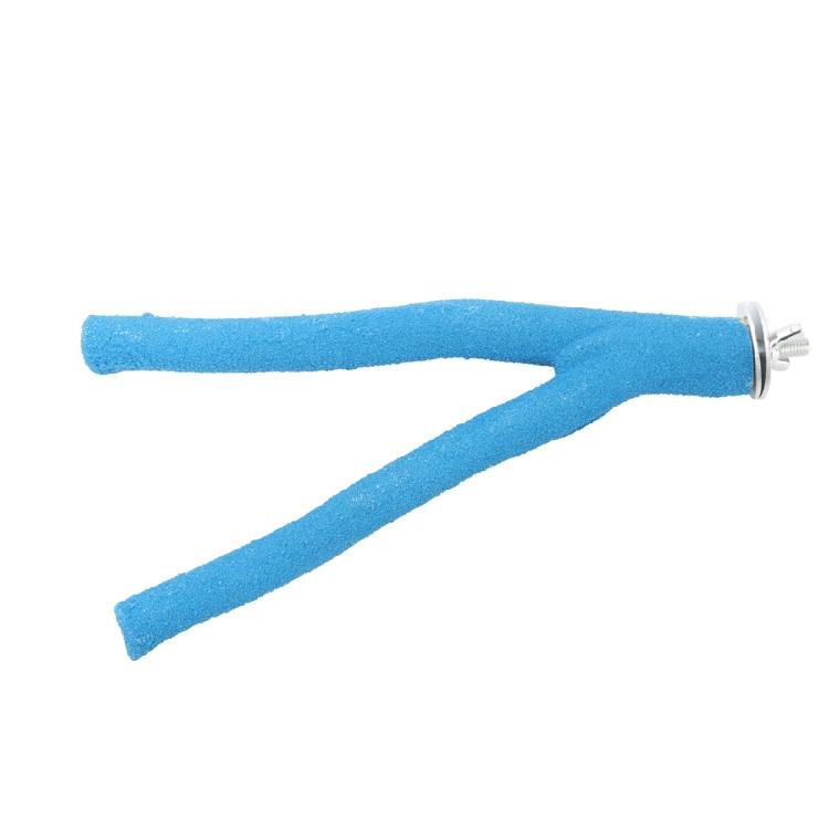 

Pumice Perch for Bird Nails and Beak Non Toxic Easy to Install for Parrot Cage 1 синій