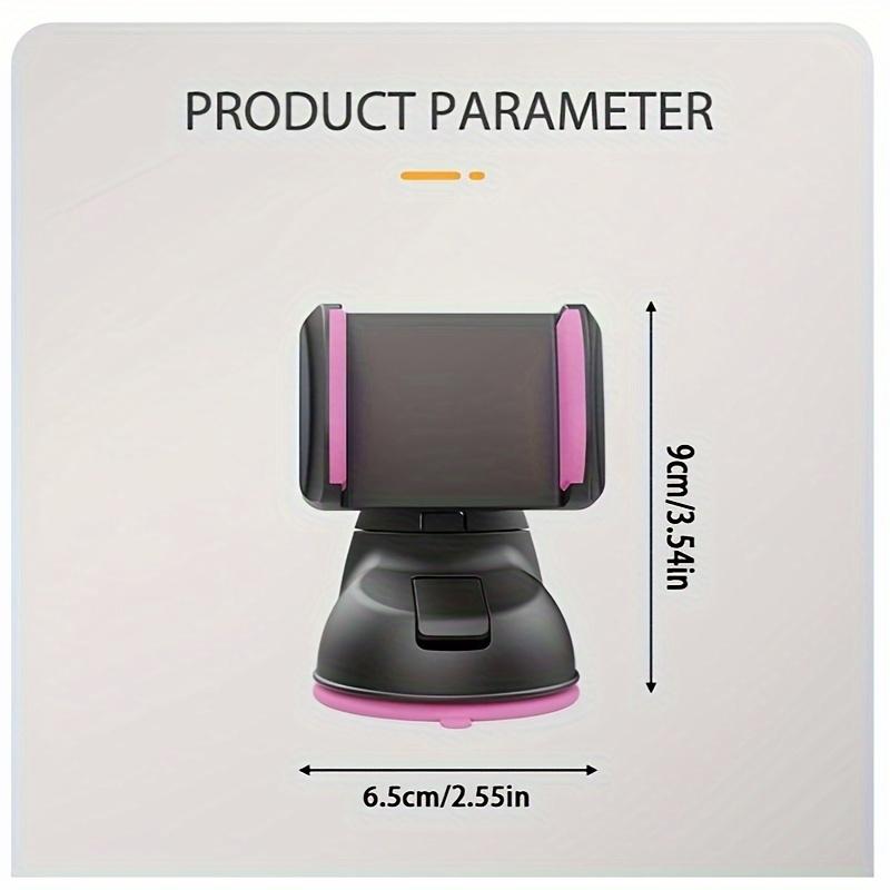 360° Free Rotation Phone Holder Car Navigation Phone Holder, Hands-Free Stand, Universal Solid Suction Cup Car Phone Holder