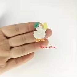 Cute Forest Farm Animal Life Theme Flat Back Resin Charm DIY Accessory for Souvenir or Fairy Model Artificial Style
