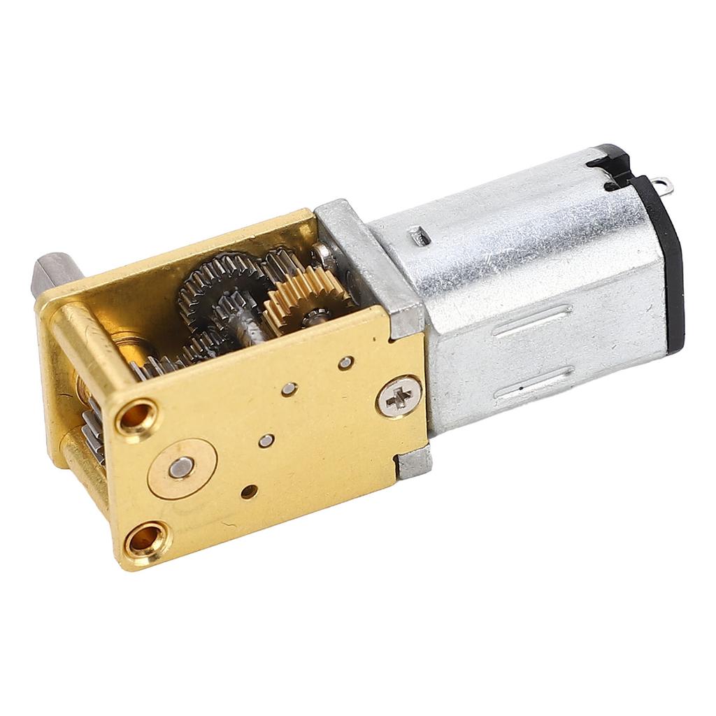 DC6V Einwellen-Schneckengetriebemotor mit Befestigungsfuß Mikro-DC-Getriebebürsten-Drehzahlreduktionsmotor 190 U/min(1:42 Reduktion