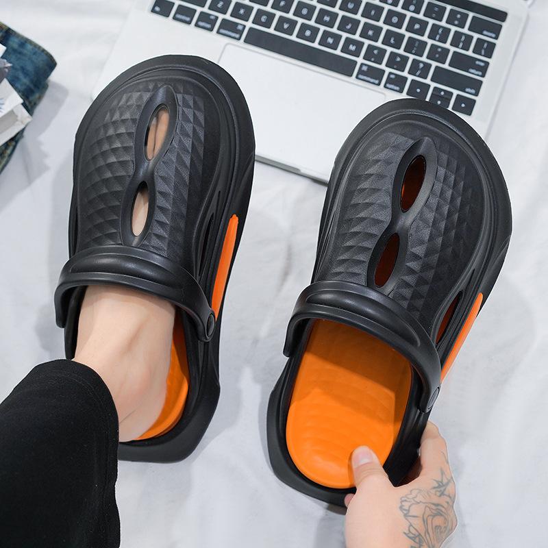 Men's Sports and Leisure Outer Slippers, Cool Slippers, Non-slip and Wear-resistant Shoes, Beach Sandals.
