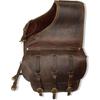 Leather Pommel Saddle Bags for Western Horse| Trail Riding Bag with Strap for Horse Gear| Equestrian Gifts|Gear Carrier Saddle Bag