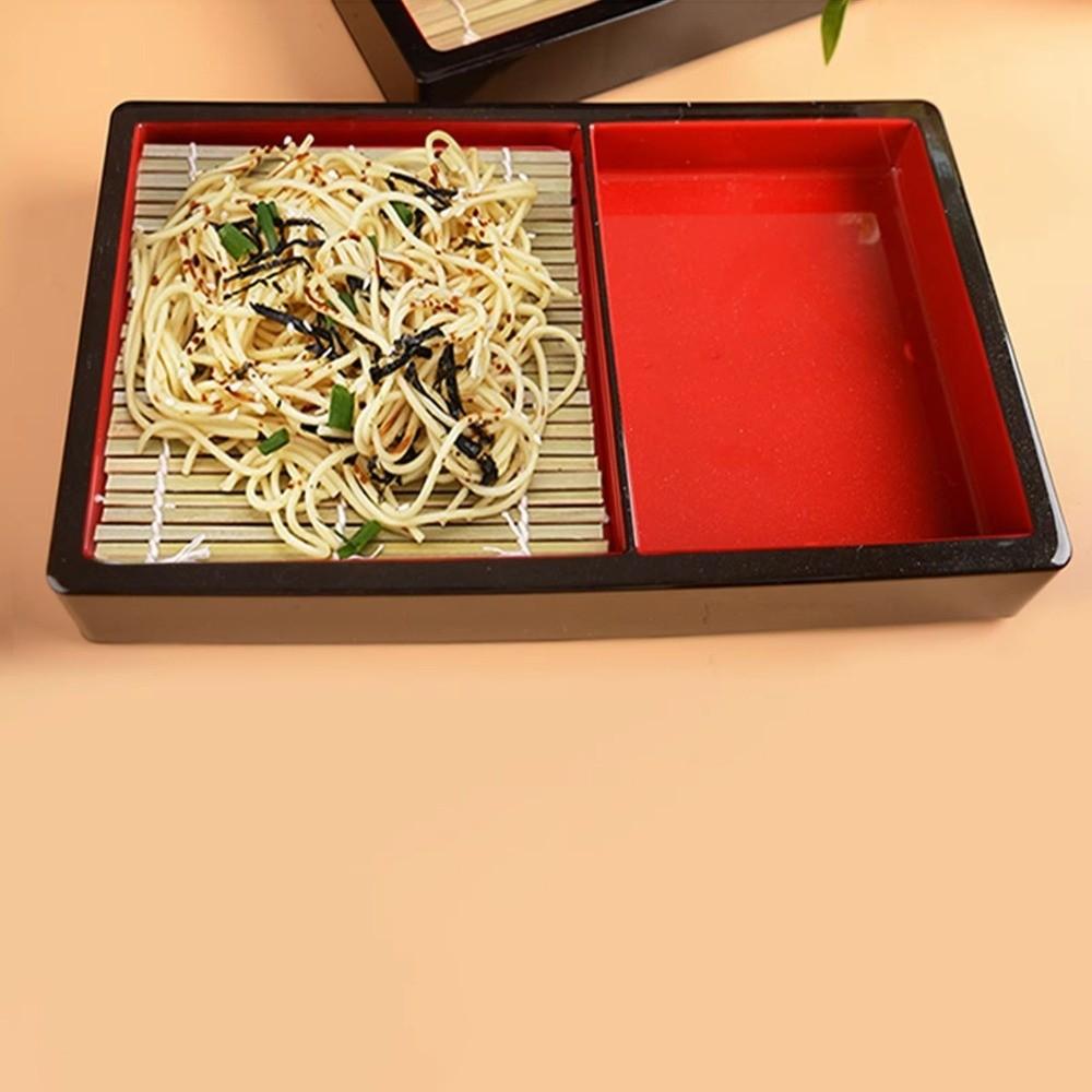 Rectangle Cold Noodle Plate Multipurpose Soba Noodle Plate Practical Snacks Dishes Buffet