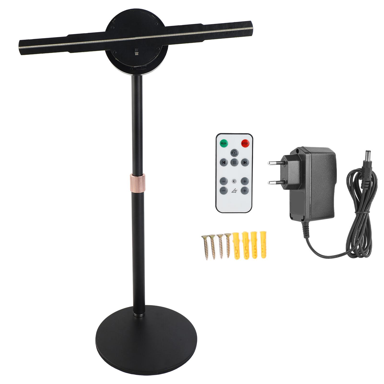 

3D Голографический вентилятор Ultra HD 256 LED Поддержка WiFi APP Проектор голограмм Вентилятор с картой памяти 16 ГБ для Win 11in 3D Голографический вентилятор