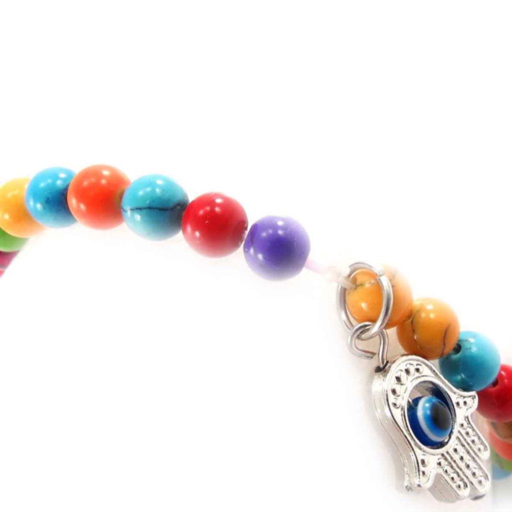 Les Trésors De Lily [J8533] – Mehrfarbiges „Fatma“-Designerarmband