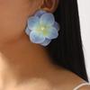 New Summer Phalaenopsis Pearl Flower Stud Earrings Pastoral Fresh Vacation Style Photo Atmosphere Ear Jewelry For Women