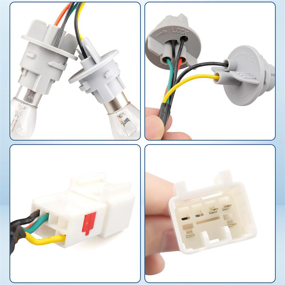 Rear Tail Light Bulb Socket & Wire Harness For KIA Optima 2014-2015 92451-4C500