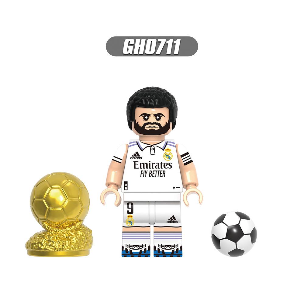 G0191 Building Blocks Mini Action Toy Figures Assemble Bricks Football Players Gifts For Children Kids