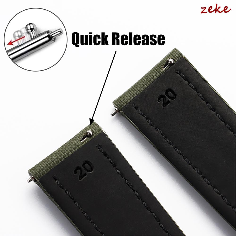 Wasserdichtes Segeltuch Uhrenarmband Nylon Canvas Armband 18/19/20/21/22mm für Omega für Blancpain Schnellverschluss Armband Armband Gürtel