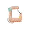 Contemporary Music Player Backpack Charm Practical Acrylic Keychain Carabiner For Girls Cute Climbing Hook