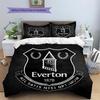 Everton F.C.  Pattern Bedding Quilt Set  Home Decoration  Gift (1 * Duvet Cover + 2 * Pillowcase  Without Core)