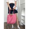 Casual Canvas Shoulder Bag For Travel And School With Zipper Closure For Students