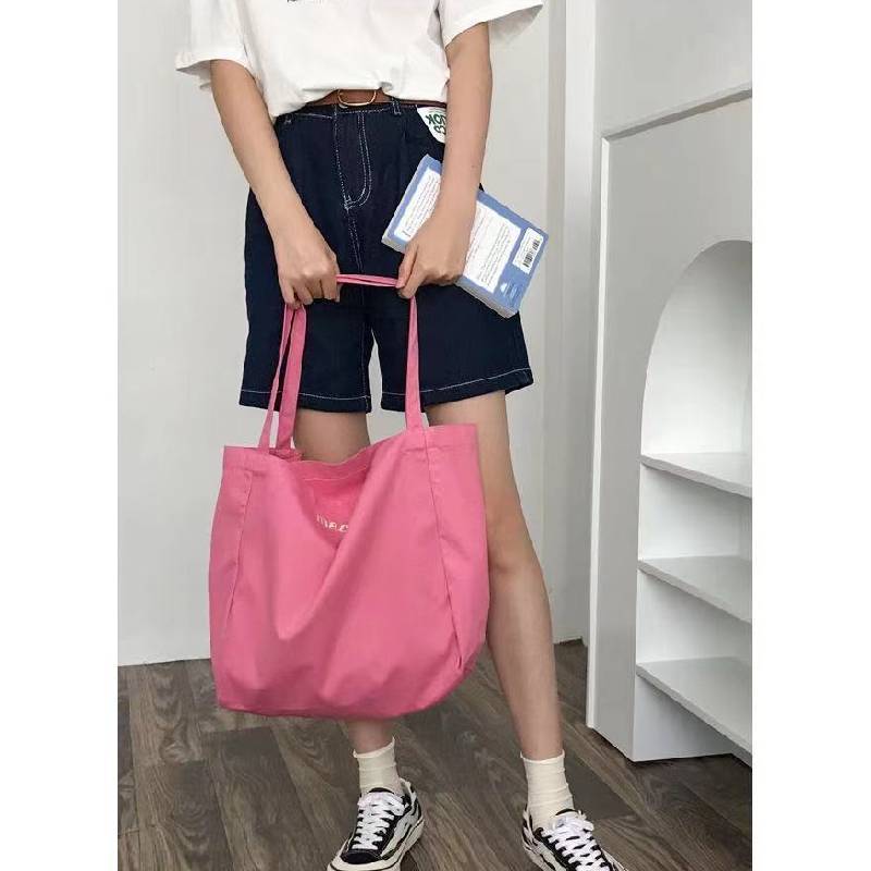 Casual Canvas Shoulder Bag For Travel And School With Zipper Closure For Students