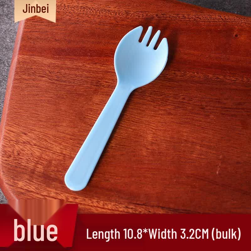 ZISIZ Individually Wrapped Disposable Plastic Cake Fork Spoon