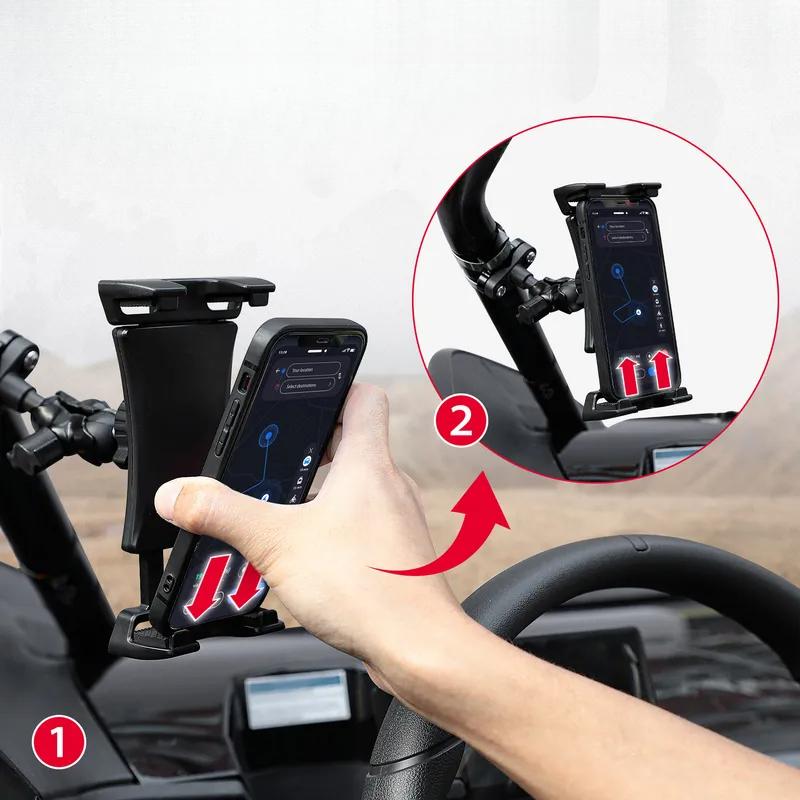 For Polaris RZR PRO XP 4 1000 Can-Am X3 Snowmobile For Golf Cart KEMIMOTO UTV ATV Mobile Phone Stand