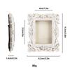 Victoria-Style Retro Resin Photo Frame Ornament - Light Luxury Badge Display Stand for Photo Props