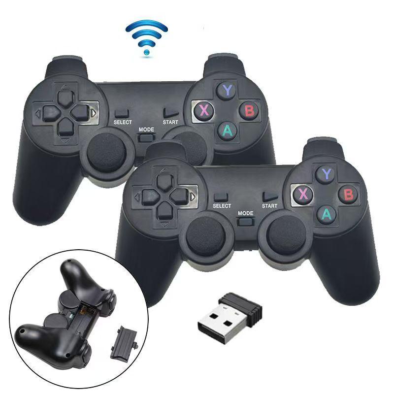 2.4G Wireless Dual Game Controller for PC, Android TV, and P3 Console.