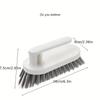 Multifunctional Handheld Brush Floor Gap Brush Hard Bristle Bathroom Cleaning Toilet Toilet Wall Tile No Dead Corner