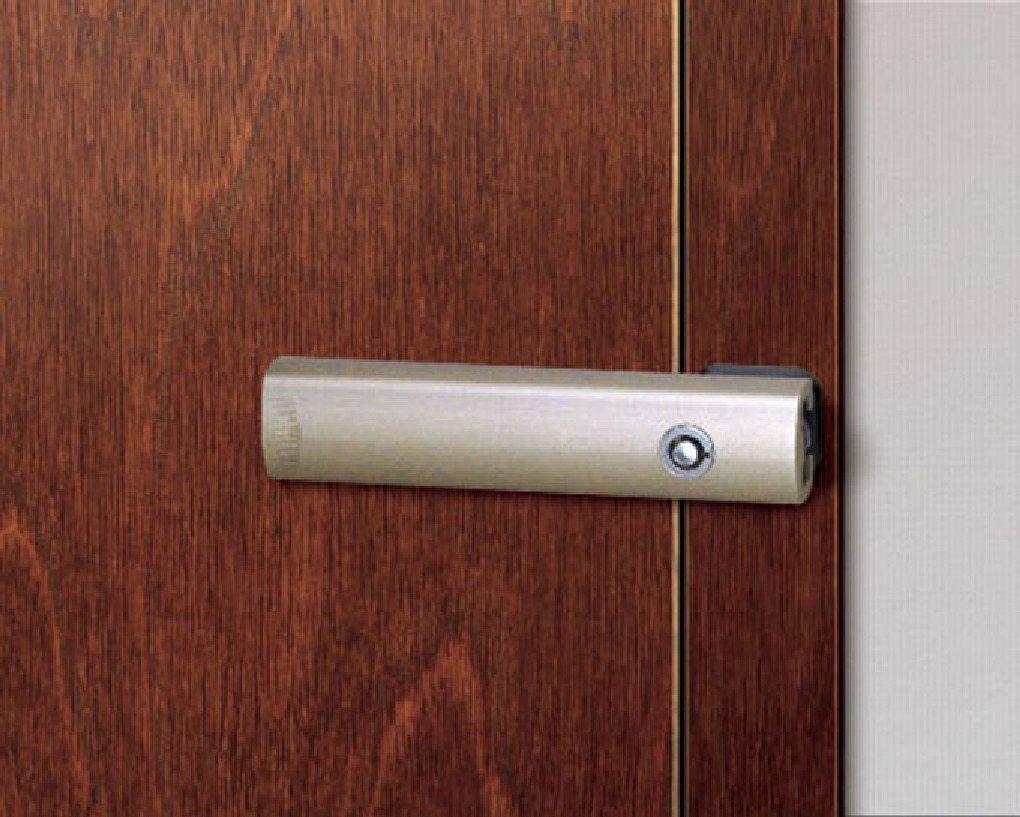 Guard Lock Auxiliary Lock for Doors, Hinged and Sliding Doors, with Lock and Slide Latch (NEW)