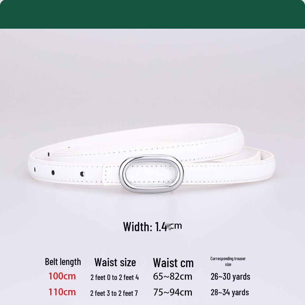 Women's Fashionable Cowhide Waist Belt - High-End, Versatile Accessory