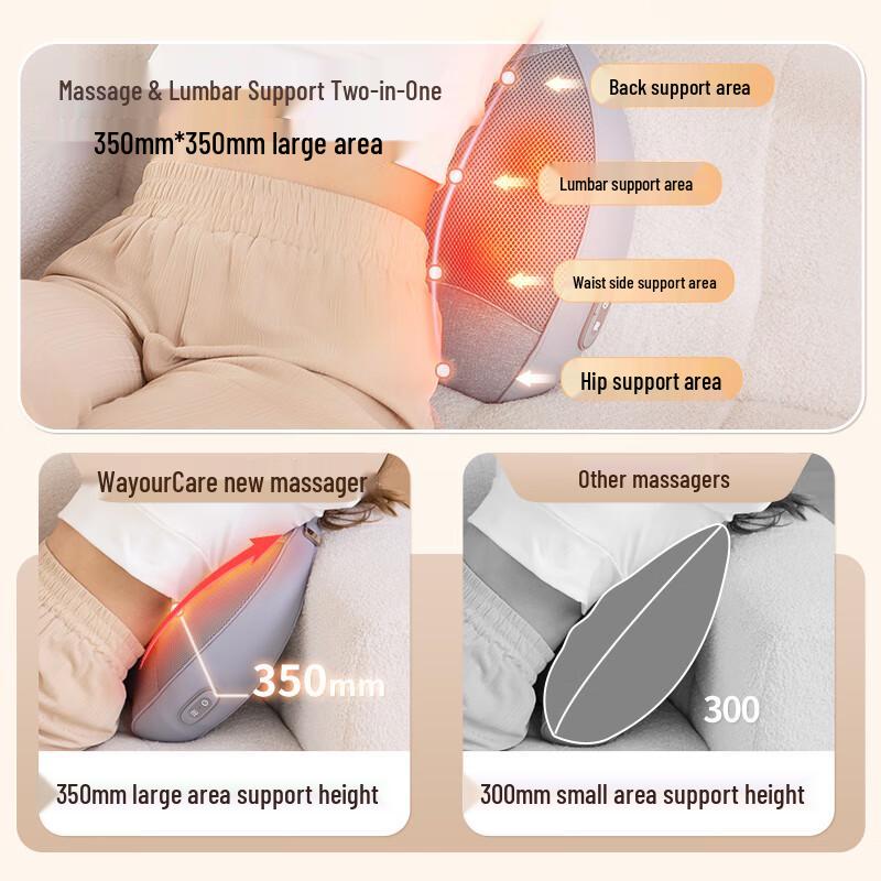 WayourCare Waist and Back Massager CN plug (adapter included)
