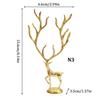 1 Piece Elk Statue Art Decoration Scandinavian Christmas Reindeer Home Crafts Vintage Gold Table Decoration Holiday Gift
