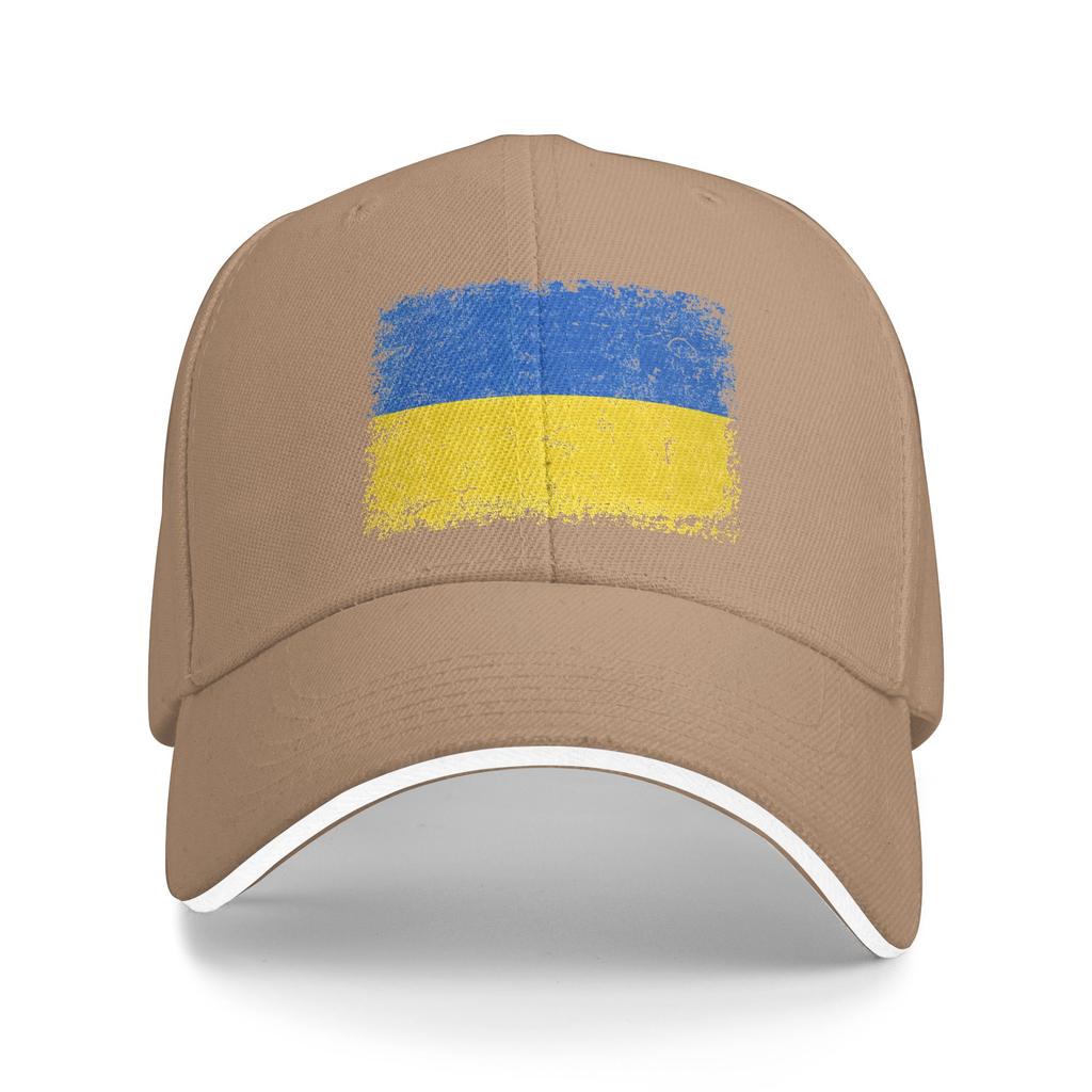 Vintage Ukraine Ukrainian Flag Pride Retro Style Baseball Cap  Classic Trucker Hat Summer Women Men Tennis Skate Baseball Caps